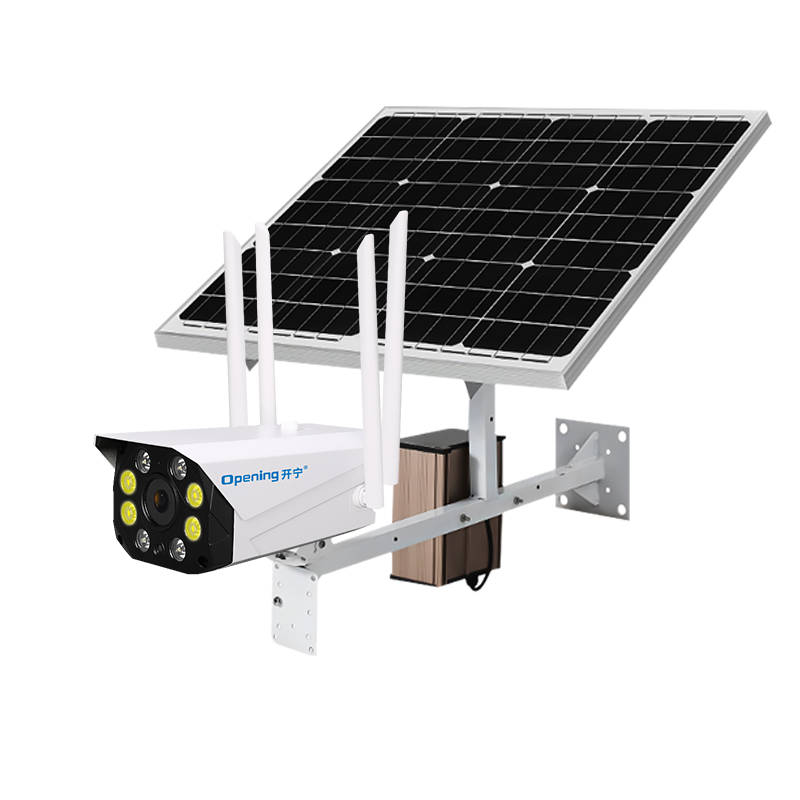 太阳能4G平安校园监控直播摄像机 